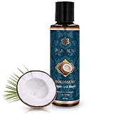 Panu Natural Massageöl Kokosnuss - Pflegendes Körperöl zum Massieren - Hautöl mit feuchtigkeitsspendender Wirkung - Premium Body Oil - Veganes Massage Öl zum Entspannen