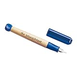 Lamy Füllfederhalter ABC Modell 09, Farbe blau, Feder LH, inkl. Laser-Gravur, für Linkshänder