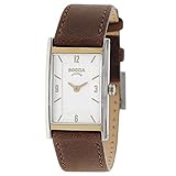 Boccia Damen Analog Quarz Uhr mit Leder Armband 3212-06