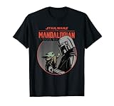 Star Wars The Mandalorian Mando and the Child Retro T-Shirt