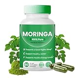 Nahrungsergänzungsmittel Aus Reinem Moringa-Pulver, Organisches Moringa-Pulver Als Energieergänzung, 800 Mg Nährstoffreiches Moringa – Fördert Energie Und Hautgesundheit (1 Stück)