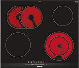 Siemens ET675FNP1E iQ300 Elektrokochfeld / 4 Heizelemente / TouchSlider / Kindersicherung / 60.2 cm / Glaskeramik
