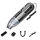 gudan Handheld Auto Staubsauger, Universal 12V 6000Pa Auto Mini Staubsauger für Auto Fahrzeug und Haushalt