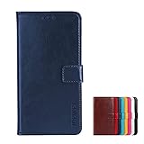 TIANYUE Hülle für Huawei Mate 50 RS Porsche Design Schutzhülle lederhülle Leder Handy Brieftaschenetui mit Flip Kartensteckplatz Handyhülle für Huawei Mate 50 RS Porsche Design, Dunkelblau