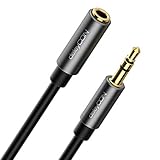 deleyCON 0,5m Klinke Audio Stereo AUX Kabel Verlängerungskabel 3,5mm Klinkenkabel Audiokabel Verlängerung Metallstecker Handy Smartphone Tablet Kopfhörer HiFi Receiver (Extra Dünn & Flexibel)