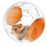 1 x Laufball aus Kunststoff für Hamster, Ratten, Rennmäuse, Gelb