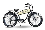 Jeep Cruise E-Bike CR 7005, 26' Laufräder, 7-Gang Shimano Megarange Kettenschaltung, blue