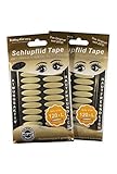 SCHLUPFLID TAPE® 'lady size' (L) - Augenlidliftig ohne OP [240 Stück] Kleine Schönheitshelfer für hängende Augenlider - Schlupflid Streifen im Doppelpack - Augenlidklebeband - Dermatest Note 'sehr gut'