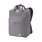 TITAN Rucksack Handgepäck mit gepolstertem Laptopfach bis 14 Zoll + Aufsteckfunktion, Gepäck Serie BARBARA: Exklusiver Backpack im eleganten Look, 383502-04, 38 cm, 12 Liter, grey (grau)