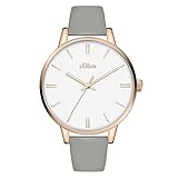 s.Oliver Damen Analog Quarz Uhr mit Kunststoff Armband SO-3971-LQ