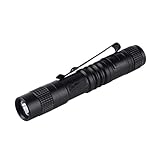 RIVNN Taschenlampe Stiftlampe Super Small Mini AAA XPE-R3 LED Lampe Gürtelclip Licht mit Holster