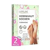 Hornhaut Socken Fußmaske, Hornhautentferner Socken Fussmaske Hornhautentfernung, Foot Peel Mask, Fußpeeling, Anti Hornhaut Socken, Baby Foot Maske Fuß Hornhautsocken (bis Gr. 43 einschl.) 2 Paar