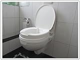 Toilettensitzerhöher 10 cm mit Deckel Relaxon Basic - Toilettensitz Toilettensitzerhöhung Wcstuhl