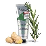 Jean & Len Sehr geile Handcreme Rosemary & Ginger, mit Urea, Handpflege für trockene und rissige Hände, spendet Feuchtigkeit und pflegt intensiv, ohne Parabene und Silikone, Handcreme Tube, 75 ml