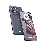 Motorola edge50 neo Smartphone (6,36'-Super-HD-Display, 50-MP-Kamera mit Moto-KI, 12/512 GB, 4310 mAh, Android 14) Pantone Grisaille (Veganes Kunstleder), inkl. Schutzcover