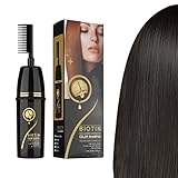 Schwarze Haarfärbemittel,Haarfärbe-Shampoo für Männer & Frauen | Instant Black Hair Dyes Shampoo Darkening Shampoo Haarwuchs-Shampoo für Männer und Frauen, gewinnt Farbe und Jugend für Ihr Haar Tacery