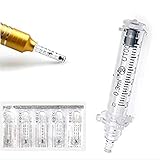 20 Stück Ampullenkopf, 0.3ML Nadelfreie Hyaluronic Pen Zubehör Hautpflege Tool Schönheit Gerät