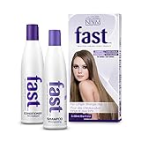 NISIM F.A.S.T Fortified Amino Scalp Therapy Shampoo & Conditioner, fördert schnelles und gesundes Haarwachstum, 2 x 300 ml