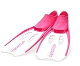 Aquazon Flossen, Schnorchelflossen, Schwimmflossen, Tauchflossen Flipper Für Kinder, Jugendliche Und Damen 27-30 Pink