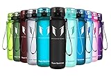 Super Sparrow Trinkflasche - Tritan Wasserflasche - 1000ml - BPA-frei - Ideale Sportflasche - Sport, Wasser, Fahrrad, Fitness, Uni, Outdoor - Leicht, Nachhaltig