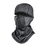 Tufexigo Sturmhaube Balaclava Skimaske für kaltes Wetter, wasserdicht und Winddicht Fleece Thermal Gesichtsmaske, Jagd Radfahren Motorrad Halswärmer Kapuze Winterausrüstung für Männer Frauen (huise)