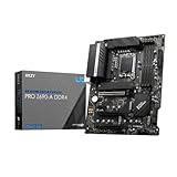 MSI PRO Z690-A DDR4 Mainboard ATX, unterstützt Intel Core Prozessoren 12. Generation, LGA 1700, 14 Duet Rail 55A VRM, Memory Boost 5200MHz/OC, 1 x PCIe 5.0 x16, 3 x M.2 Gen4 x4, 2.5G LAN