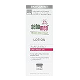 SEBAMED Trockene Haut Urea Akut 5% Lotion parfumfrei, Feuchtigkeits-Lotion mit Süßmandelöl für Männer und Frauen, lindert spürbar Juckreiz und hilft sehr trockene Haut zu glätten, 400 ml