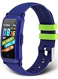 moreFit Fitness Armband Kinder,Fitness Tracker mit Blutdruck Pulsmesser Fitness Uhr Kinder Aktivitätstracker Schrittzähler Sportuhr für Jungen Mädchen für Android iOS Smartphone