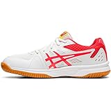 ASICS Damen Upcourt 3 1072A012-104 Volleyball-Schuh, White/Laser Pink, 41.5 EU