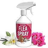 PETLSY Flohmittel Katzen & Hundespray, Mildes Flohspray für Wohnungs & Haustiere, Flohspray für Hunde zum Flöhe bekämpfen - auch gegen Zecken, Flohmittel Hundespray, Flohspray Katze, Flee Spray 500ml