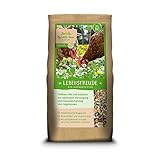 My Little Farm Lebensfreude Bio-Hühnerfutter, 2 kg, Vollkorn-Mix mit wertvollen Kräutern zur optimalen Versorgung und Gesunderhaltung von Legehennen und anderem Geflügel