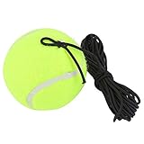 Tennistrainingsball mit Schnur - Tennis Trainer Rebound Ball - Tennisball Trainer Set mit 4M Gummi elastischem Seil für Kinder Jugend Anfänger Übung