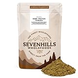 Sevenhills Wholefoods Hanfpotein Pulver Bio, Rohes, EU Anbau, Veganes, Natürliche 1kg