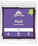 JoJu Fruits - Bio Acai Püree - PURE - 48 Smoothie Packs (Vegan, Glutenfrei, Zuckerfrei) Superfood aus Acai Beeren