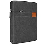 NIDOO 10 Zoll Tablet Hülle Wasserdicht Sleeve Case Etui Tasche Schutztasche für 10.5' iPad Air / 10.5' 11' iPad Pro / 10' Microsoft Surface Go / 10.1' Lenovo Ideapad D330/10.5' Galaxy Tab S4, Schwarz