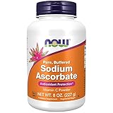 Now Foods, Sodium Ascorbate (Natriumascorbat), gepuffertes Vitamin C, 227g veganes Pulver, Laborgeprüft, Glutenfrei, Sojafrei, Vegetarisch, Ohne Gentechnik, unterstützt das Immunsystem