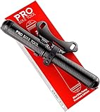 PRO BIKE TOOL Mini Bike Pump Premium Edition - Passend für Presta- und Schrader-Ventile - Hochdruck PSI - Fahrrad-Reifenpumpe für Rennräder und Mountainbikes