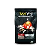 Tanoshi Koifutter - Color Plus 5 kg 6mm | Schwimmendes Allein-Koifutter für Beste Farbentwicklung mit Spirulina…