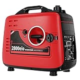 Stromerzeuger Generator 2200 Watt / 3800 Watt Sauberem Strom, Ultraleise LeichtgewichtigiseNotstromaggregat Benzinbetrieben,2200W Hand-Pull