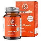 Serotalin® ORIGINAL KAPSELN mit 5-HTP | Serotonin und Dopamin Tabletten hochdosiert mit Griffonia, Phenylalanin, Vitamin B5, Koffein & Zink | 100% vegan für 2 Monate