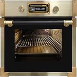 Kaiser EH 6427 AD Retro Pyrolyse Einbau Backofen 73L schwarzfarbiges Glas 60 cm