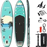 Rolimate SUP Board Paddle Board Dickes Stand Up Paddle SUP Board Set für Sport Rudern/Rucksack/Spule Leine/Leash/Mobiles Wasserdichtes Gehäuse (C3)