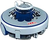 T.I.P. Akku Pool Roboter Sweeper 3600 Akku (Bodenreinigung für 50m³ Pools, Durchflussmenge max. 60 l/min, Laufzeit max. 60 min, Trockenlaufschutz, Jet-Düsensystem), Grau/Blau