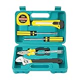 Werkzeug Koffer 8-teilig, Werkzeugkoffer Klein,universal Home Basic Tools Set