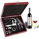 Smaier Weinöffner-Set bestehend aus geflügeltem Korkenzieher und Flaschenöffner, Edelstahl, Wein, Rotwein Set of 9