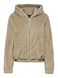 ONLY Damen Teddy Jacke ONLLanna 15183166 Cuban Sand XL