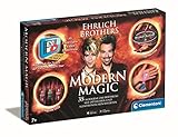 Clementoni Ehrlich Brothers Modern Magic - Zauberkasten für Kinder ab 7 Jahren - Magisches Equipment für 35 Moderne Zaubertricks inkl. 3D Erklärvideos 59313