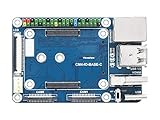 Waveshare Mini Base Board Type (C) Compatible with Raspberry Pi Compute Module 4 Suitable for Evaluating CM4 or Being Integrated into End Products