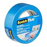 ScotchBlue Premium Malerkrepp Universal, 36 mm x 41 m - Vielseitiges Scotch Klebeband für Malerarbeiten und Dekoration, für Innen und Außen, Abklebeband / Kreppband