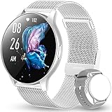 vvituaC Smartwatch Damen, Fitness Tracker 1,3' HD Voll-Touchscreen, 3ATM Wasserdicht Fitness Uhr, mit 14Sportmodi Pulsmesser Schlafmonitor Stoppuhr Musiksteuerung, Smart Watch für iOS und Android